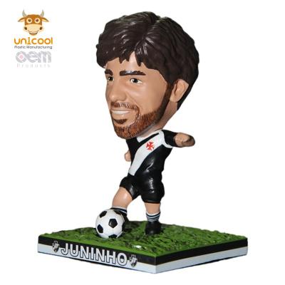 China Custom Made Plastic Collectable Toys Mini Soccer Player Football Action Figure Of Football Star Juninho for sale