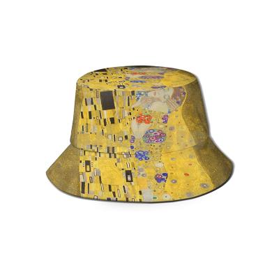 China Wholesale Custom Image Gustav Klimt Bucket Hat Klimt Monet Bucket Hat Fisherman Hat for sale