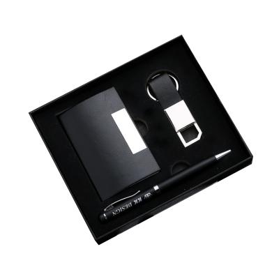 China Agriculture Luxury Corporate Gift Set Promotional Flash Pen Card Holder USB Workout Gift Set for sale