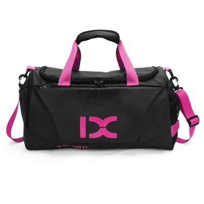 China Factory Supply Lightweight Fitness Bag Black Sports Travel Bag Outdoor Travel Bag for sale