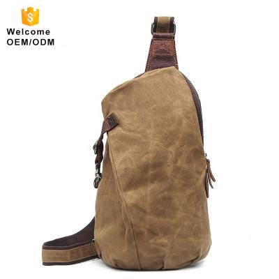 China Wholesale LOW MOQ Waterproof Hot Selling Travel Sports Waterproof Anti Theft Cross Male Messenger Custom Men's Trunk Bag For Men Leather for sale