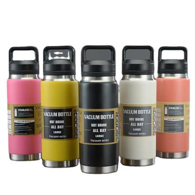 China Viable Double Thermos Stainless Steel Sports Water Bottle Travel Cup Wall Vacuum Flask Viable Insulated Mug for sale