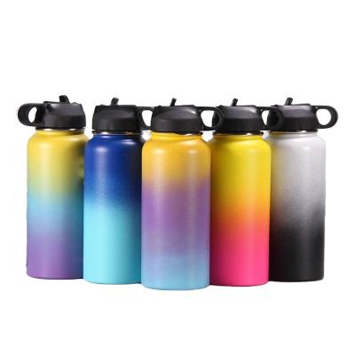 China Sustainable Water Bottle Stainless Steel Vacuum Flasks Hot Cold Insulated Drink Bottles 12oz 18oz 22oz 25oz for sale