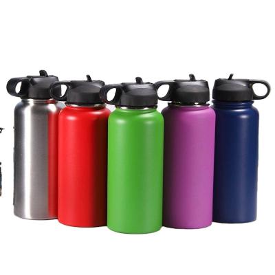 China Sustainable High Quality Reusable Triple Double Wall Insulated Stainless Steel Vacuum Insulated Water Bottle Travel Mug for sale