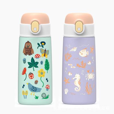 China 2023 Viable New Design Toddler Insulated Kids Children Vacuum Flask Sippy Stainless Steel Thermal Water Bottle for sale