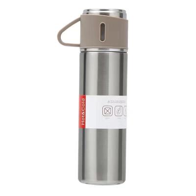 China 500ml PORTABLE Promotion Gift Set Stainless Steel Coffee Cup Double Wall Vacuum Flask Water Bottle for sale