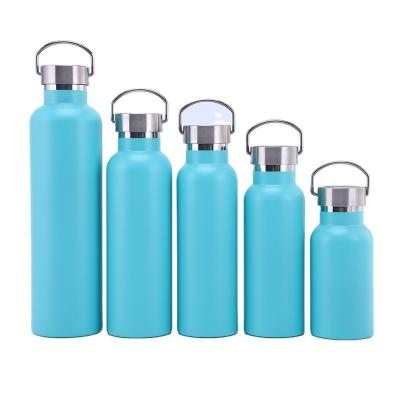 China PORTABLE Hot Outdoor Thermal Double Wall Vacuum Insulated Stainless Steel Water Bottle With Straw Lid For Increasing Sports for sale