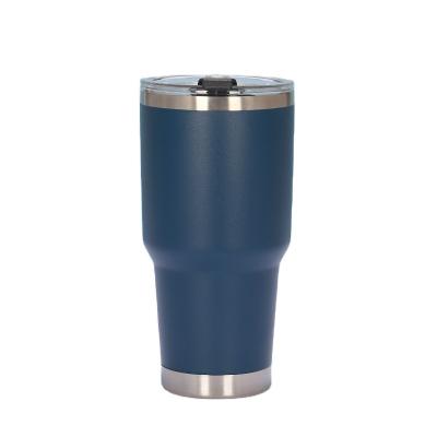 China Viable In Stock 30oz Modern Vacuum Insulated Curve Tumbler Stainless Steel Double Wall Mug for sale