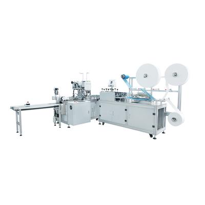 China Automatic Tie On Mask Making Machine Disposable Medical Mask Production Line Surgical Doctor Mask Machine for sale