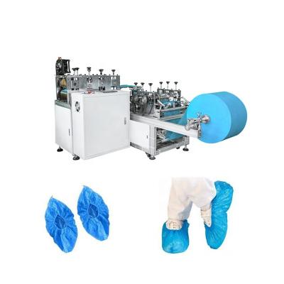 China Factory Sale Automatic High Efficiency Production PE Disposable Elastic Shoe Cover Making Machine for sale