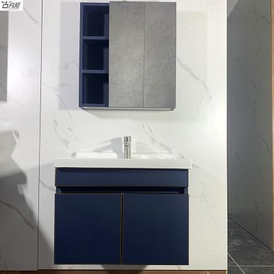 China 2021 New Design Modern Chinese Designer Vanity Furniture Bathroom Wash Vanity Acid Resistant Home Bathroom Cabinet for sale