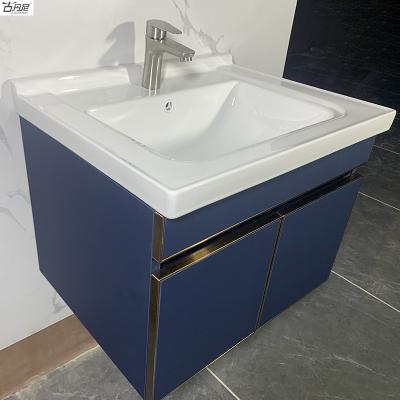 China Acid Resistant Italian Bathroom Vanity Wall Bathroom Vanity Fancy Cabinet for sale