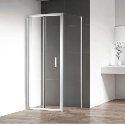 China Modern tempered glass shower doors for bathrooms for sale