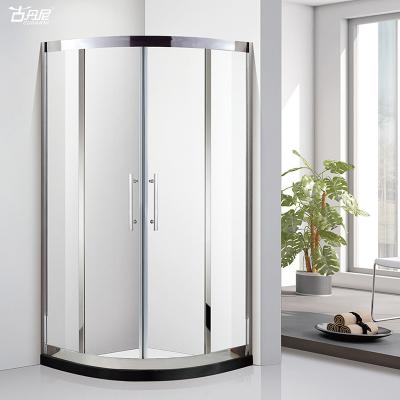 China Simple Minimalist Bathroom Shower Enclosure Tempered Glass Shower Enclosure for sale