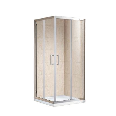 China Modern Shower Rooms Cubicle Enclosure Shower Door With Two Fixed Panels Two Sliding Door for sale