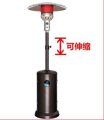 China Mushroom Type Outdoor Patio Space Heaters , Natural Gas Deck Heaters Lightweight for sale