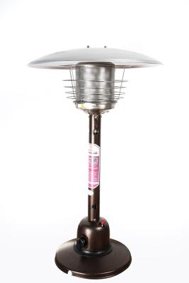 China Modern Style Upright Patio Heaters , Short Outdoor Gas Heater With Wheels for sale