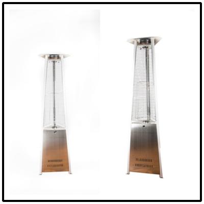 China Waterproof Restaurants Triangle Patio Heater Hinged Door Design 2300mm Height for sale