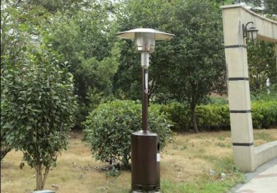 China Powder Coated Fire Sense 46000 Btu Commercial Propane Patio Heater Floor Standing for sale