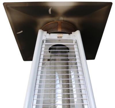 China Pyramid Flame Glass Tube Propane Patio Heater , Exterior Space Heaters 590g/Hr Flux for sale