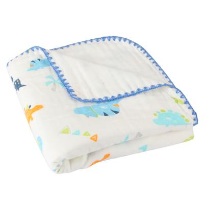 China PORTABLE Custom Made High Quality 6 Diapers Cotton Baby Muslin Wraps Breathable Wrap Crib Cover for sale