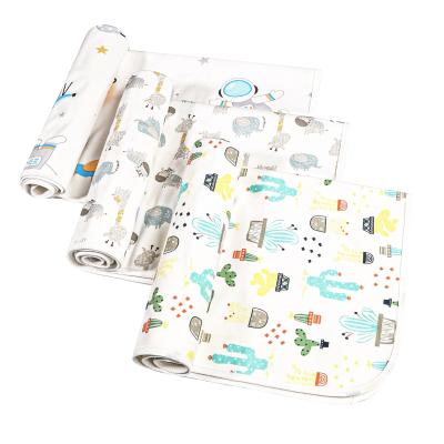 China Big Sale Eco-freindly Baby Diaper Changing Pad 56*70cm Portable Changing Station Travel Cloth Cabies Waterproof Foldable Changing Mat for sale