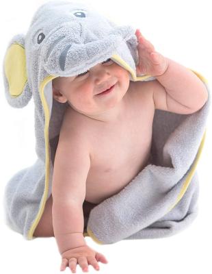 China QUICK DRY Professional Manufacture 500GSM Cotton Cheap Baby Bathing Hooded Towel for sale