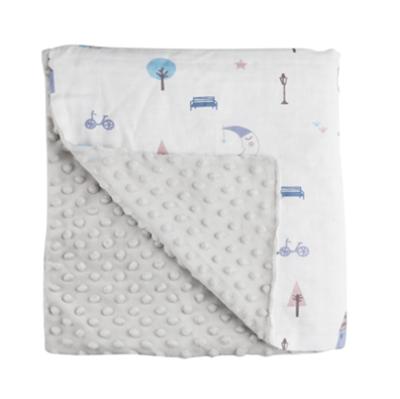 China PORTABLE Unisex Luxury Safe Cotton Muslin Newborn Soft Nursery Baby Wrap Blankets for sale