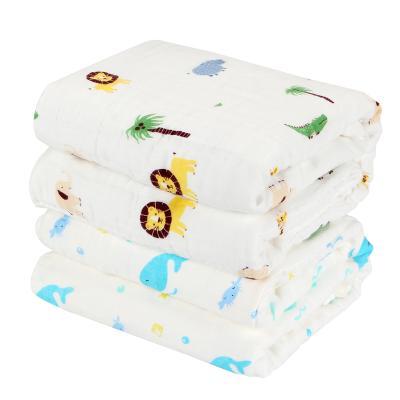 China Baby Disposable Copy Soft 6 Layers Gauze Muslin Baby Bath Mat Newborn Towels For Boy Cotton Baby Towel And Girls Towels Bath Foot Mat for sale