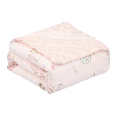 China PORTABLE Wholesale Unisex Cotton Weighted For Newborns Baby Blanket Cheap Super Soft Cotton for sale