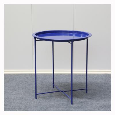 China Home latest design NOME round small coffee table nordic round coffee table JUST foldable furniture multicolor optional optional single side table for sale