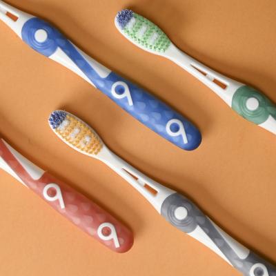 China Jadeu 8402 Soft Bristles High Quality Soft Bristle Travel Adult Plastic Soft Toothbrush Set OEM Toothbrush Toothbrush for sale