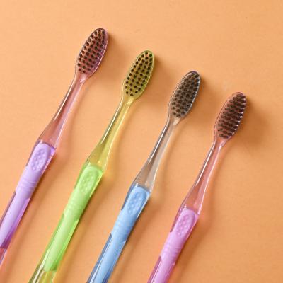 China High Quality Jadeu 8505 Bristle Soft Adult Plastic 2PCS Set With Travel Box Portable Charcoal Toothbrush Toothbrush for sale