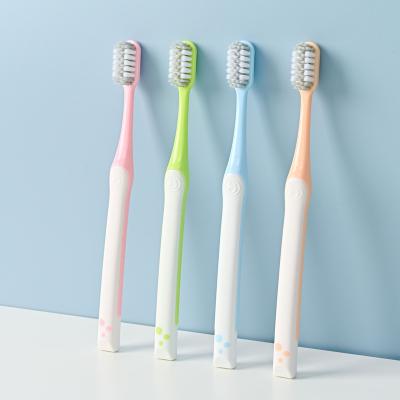 China Jadeu 8409 High Quality Soft New Arrival Adult Bristles Plastic With Hanger Travel Toothbrush High Quality Toothbrush for sale