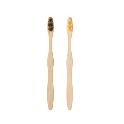 China Jadeu DMSB04 High Quality Natural Bamboo Adult Soft Bristle Hair Soft Multiple Colors Toothbrush Toothbrush for sale