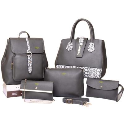 China Luxury Fashion Canton Women's Purse and Clutch Purse and Satchels and Purse Sets 5 in 1 for sale