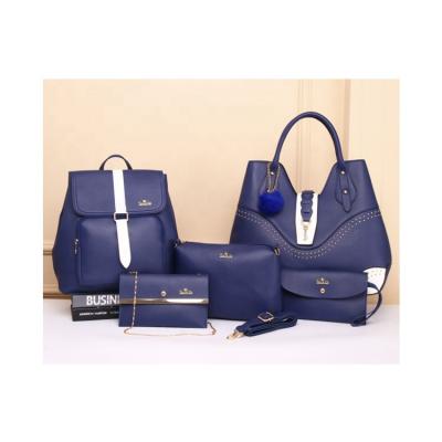 China S3377 Fashion Hot Sale Women's Tote Handbags Set 5 in 1 Handbags for Ladies for sale