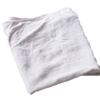 China Have Strong Oil And Water Absorbency Factory Direct Sale Marine Cleaning 10kg Rags Recycled White Towel Wiping Cotton Rags for sale