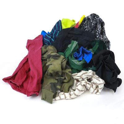 China Have Strong Oil And Water Absorbency 35-55cm Waste Cloth Cut Pieces Waste Used Wiping Cleaning Cloths For Sale for sale