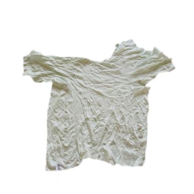 China Have strong oil and water absorbency outstanding quality used white 100% clothing roll cotton rag square for sale