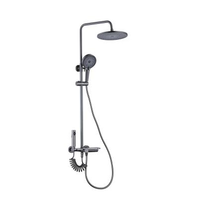 China With Sliding Bar Suitable For Multiple Scenarios Brass Portable Bathroom Sets Shower for sale