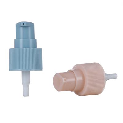 China Non Spill Colored Plastic Smooth Cream Pump 18/410 20/410 24/410 Treatment Pump for sale