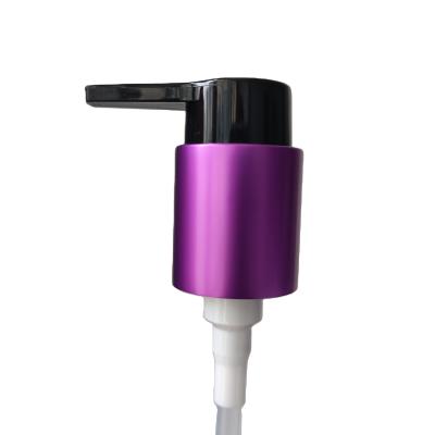 China Non Spill Factory Manufacture Silver Cosmetics Face Cream Dispenser Treatment Pump for sale