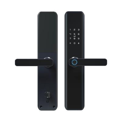 China 35~45mm Large Home Security Europe Digital Smartlock Door Lock Set With Tuya Wifi TTlock for sale