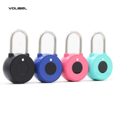 China Zinc Alloy Refillable Luggage Lock Bag Fingerprint Padlock for sale