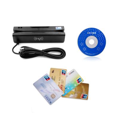 China Hot Selling MSR Card Reading Stripe 160 4 In 1 Card Reader 3 Ways USB Card Reader Writer for sale