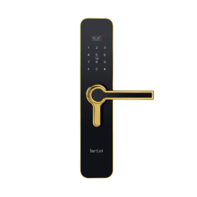 China Digital Keypad Wooden Door Lock For Apartment Hotel Smart Auto Home Security for sale