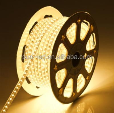 China Theme Park 5050 smd led strip waterproof flexible high voltage 60LEDs/Meter for sale