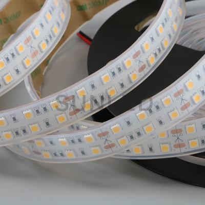 China Super Bright High Quality SMD 5050 LED Garden Double Row FPC LED Strip Light Flexible Decorative Strip for sale