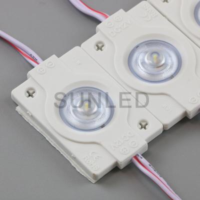 China Gap LED Module DC 12v Advertising Light Box Light Bar LED 3per 1 Module 1.2w 1.5w Led Injection Module for sale